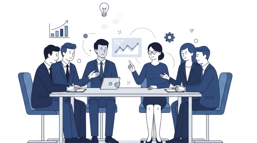 Certified global business team